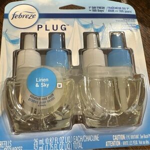 Febreze Plug Linen & Sky Oil Refills - 2 pack
